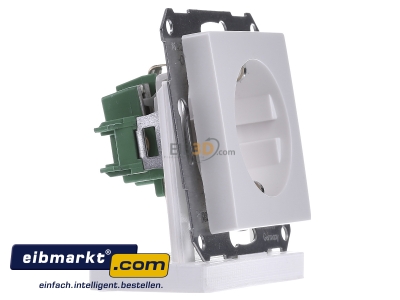 View on the left Elso 265054 Socket outlet protective contact white
