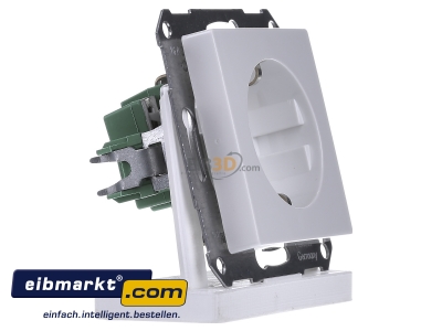 View on the left Elso 265204 Socket outlet protective contact white
