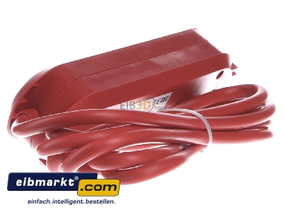 View on the right Bachmann 388.371 Socket outlet strip red
