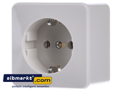 Front view Jung 321 A Socket outlet protective contact

