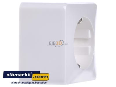 Ansicht links Jung 321 A WW SCHUKO-Steckdose aws 16A 250V 
