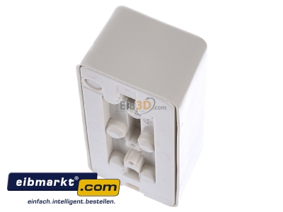 Ansicht oben hinten Jung 10 S 23 L Tischsteckdose 3-fach 16A 250V o.Zuleitung 