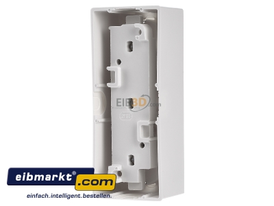 Back view Berker 4040 Socket outlet protective contact white - 
