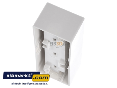 Top rear view Berker 4040 Socket outlet protective contact white - 
