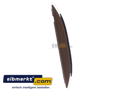 View on the left Gira 0211768 Frame 1-gang brown
