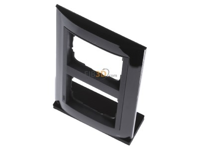 View up front Gira 0212738 Frame 2-gang black 212738
