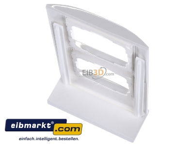 Top rear view Gira 0212803 Frame 2-gang white
