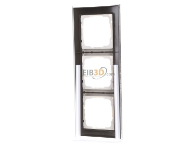 Ansicht hinten Gira 0213761 Abdeckrahmen 3fach klar braun 