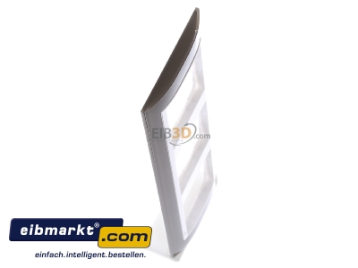 Ansicht oben links Gira 0213763 Abdeckrahmen 3fach klar braun 