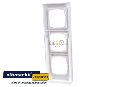 Ansicht hinten Gira 0213803 Abdeckrahmen 3fach reinwei 