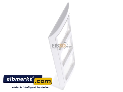 Ansicht oben links Gira 0213803 Abdeckrahmen 3fach reinwei 