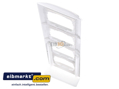 Top rear view Gira 0214723 Frame 4-gang white
