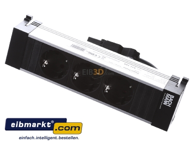 View up front Bachmann 317.100 Socket outlet strip aluminium
