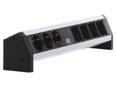 Ansicht links Bachmann 902.003 Steckdosenleiste 3f. 4xABD GST18 