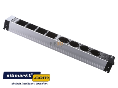 Top rear view Bachmann 909.007 Socket outlet strip aluminium
