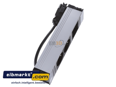 Ansicht oben links Bachmann 912.010 Steckdosenleiste 2xUTE 1xABD 