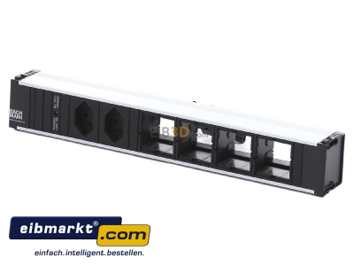 Ansicht oben vorne Bachmann 912.017 Steckdosenleiste 3xCH 4xABD 