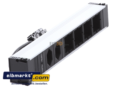 Ansicht oben links Bachmann 912.017 Steckdosenleiste 3xCH 4xABD 