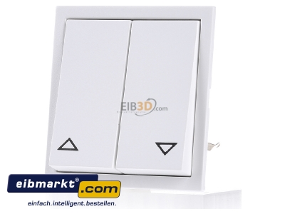 Front view Peha D 20.425.02 JR Cover plate for switch white 
