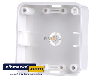 Front view Peha D 791.02 F Surface mounted housing 1-gang white 
