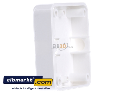 View on the left Peha D 791.02 F Surface mounted housing 1-gang white 
