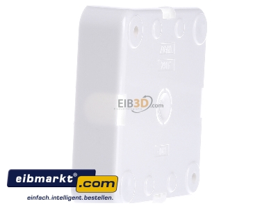 View on the right Peha D 791.02 F Surface mounted housing 1-gang white 
