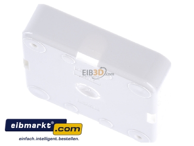 Top rear view Peha D 791.02 F Surface mounted housing 1-gang white 
