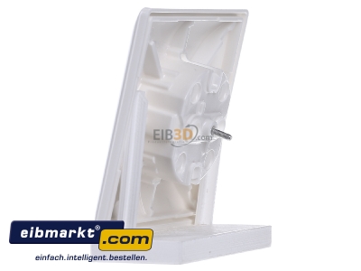View on the right Jung AS 520 PL WW Cover plate for switch white
