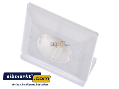 View up front Jung AS 520 PL WW Cover plate for switch white

