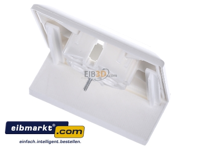 Top rear view Jung AS 520 PL WW Cover plate for switch white
