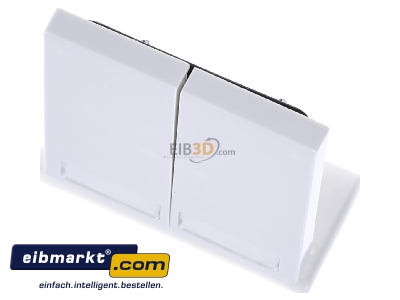 Ansicht oben vorne Jung LS 995 NA WW Wippe Schriftfeld aws f�r Schalter/Taster 