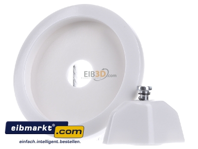 Front view Berker 1647 Cover plate for switch/push button white
