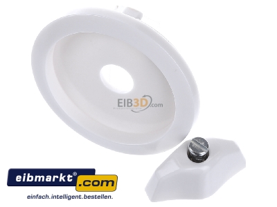 View up front Berker 1647 Cover plate for switch/push button white
