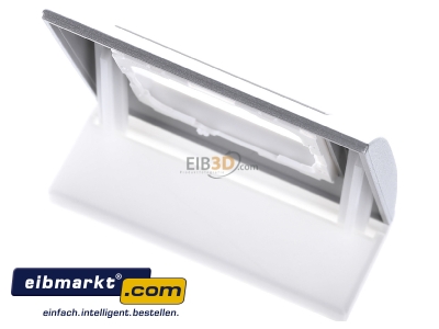 Ansicht oben hinten Gira 0211326 Abdeckrahmen 1f.alu fr rws Event 