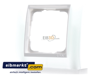 Frontansicht Gira 0211395 Abdeckrahmen 1f.opak mint fr rws Event 