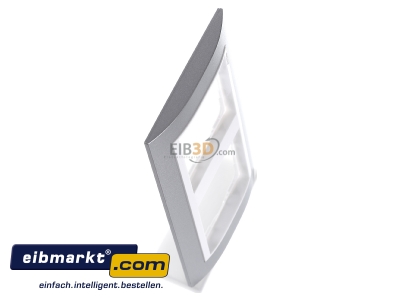 Ansicht oben links Gira 0212326 Abdeckrahmen 2f.alu fr rws Event 