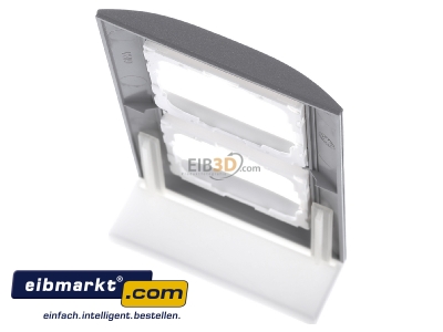 Ansicht oben hinten Gira 0212326 Abdeckrahmen 2f.alu fr rws Event 