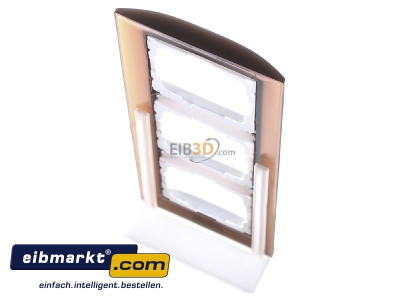 Ansicht oben hinten Gira 0213331 Abdeckrahmen 3f.opak dbr fr rws Event 