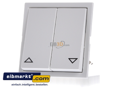 Front view Peha D 20.425.022 JR Cover plate for switch white 
