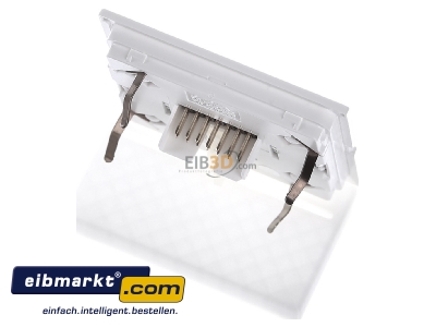 Top rear view Peha D 20.425.022 JR Cover plate for switch white 
