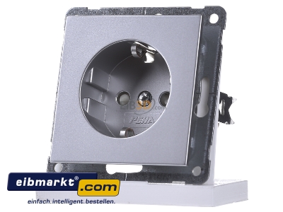 Front view Peha D 20.6511.702 Socket outlet protective contact
