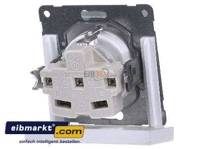 Back view Peha D 20.6511.702 Socket outlet protective contact
