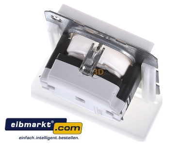 Ansicht oben hinten Berker 41236089 SCHUKO-Steckdose polarweiss samt 