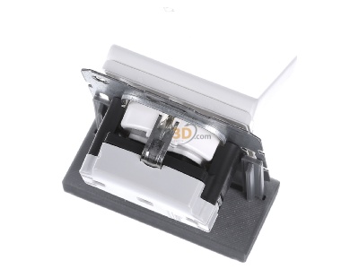 Ansicht oben hinten Berker 47516079 SCHUKO-Steckdose mit Klappdeckel 