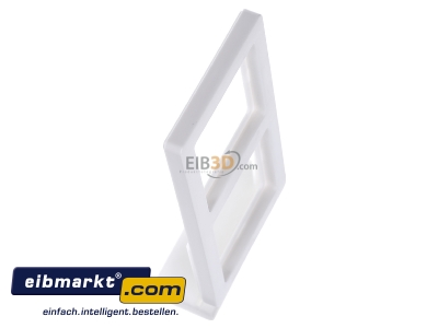 View top left Berker 10126089 Frame 2-gang white - 
