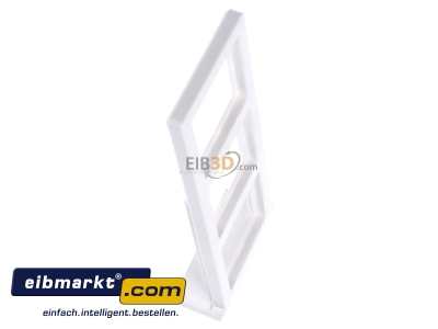 View top left Berker 10136089 Frame 3-gang white - 
