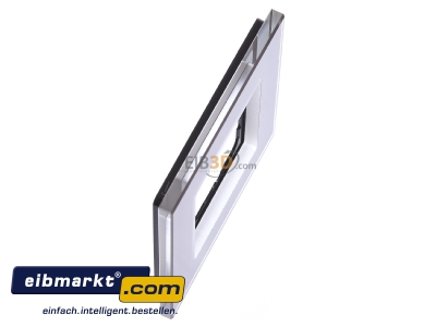 Ansicht oben links Gira 0211122 Abdeckrahmen 1fach Esprit Glas Umbra 