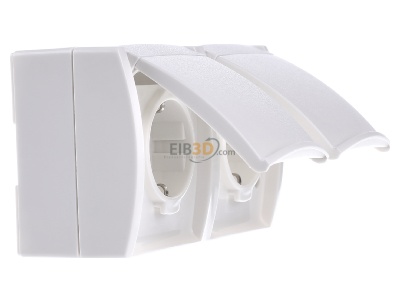 View on the left Busch Jaeger 20/2 EBW-54 Socket outlet (receptacle) 
