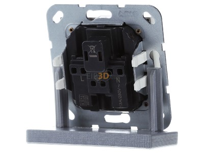 Ansicht hinten Gira 277601 Steckdose BS 13 A KS System 55 cws 