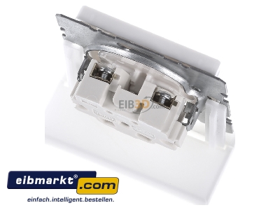 Ansicht oben hinten Berker 6161036089 Steckdose o.Schutzkontakt kt Berker Q.1 polarw 